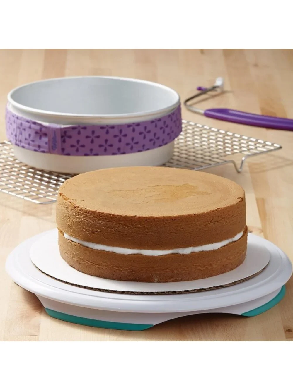 Set of 2 Aluminum Round Cake Pans, 9x2 in, Non-Stick Bakeware for Perfect Cakes